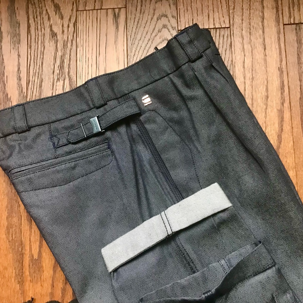 GSTAR Varve Chino Pleated Denim 31/36 BNWT